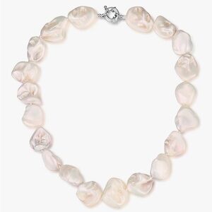 Elegant White Pearl Necklace